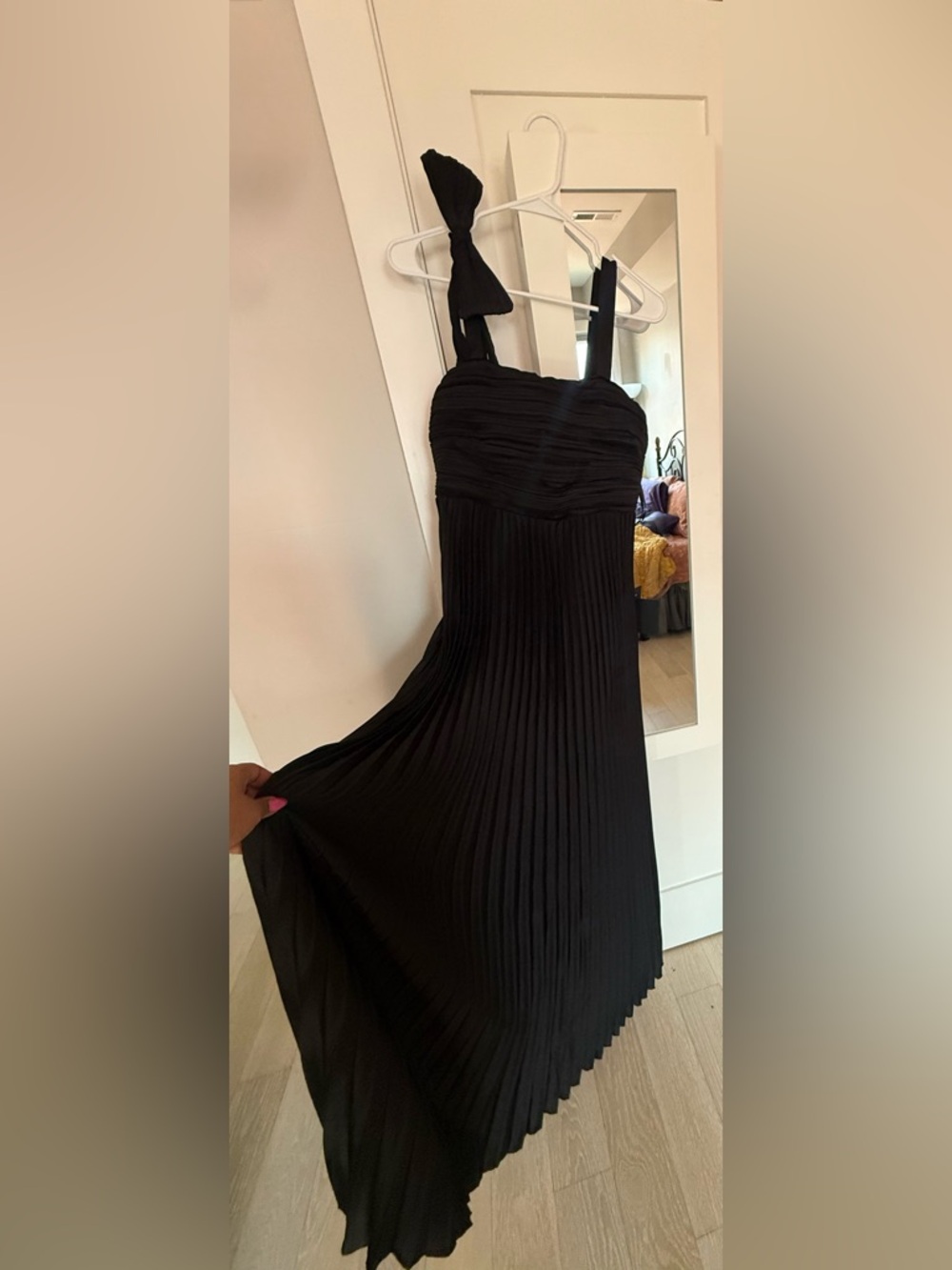Full length spaghetti strap flowy gown - new with tags
